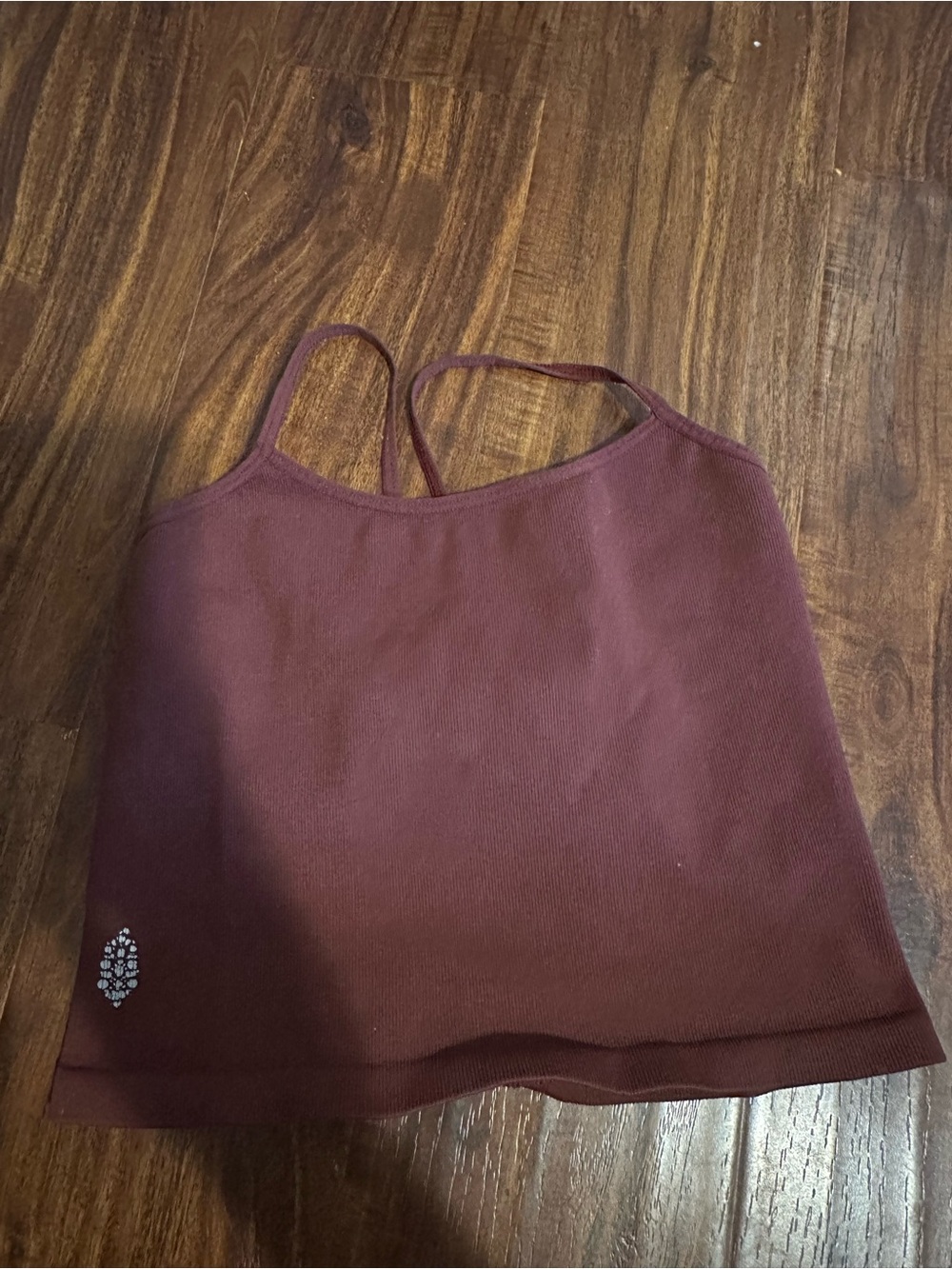 FP Movement by Free People Burgundy Cropped Camisole